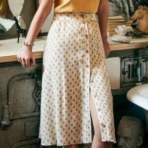 NWT SEZANE Sz 38/6 Jupe Lolita Skirt - Tulips Floral